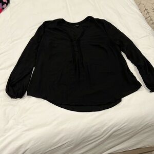 Torrid black flowy blouse size 1